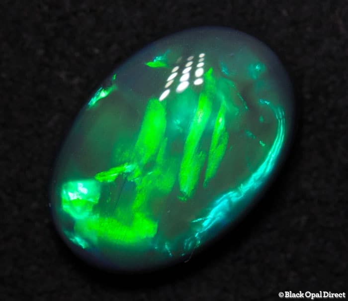 2.23 ct black opal gem bright flash - Image 3