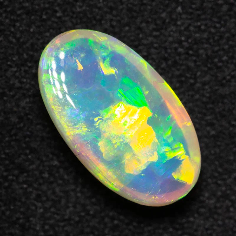 2.23 ct double-sided gem crystal opal 12x7x4.1mm - Image 5