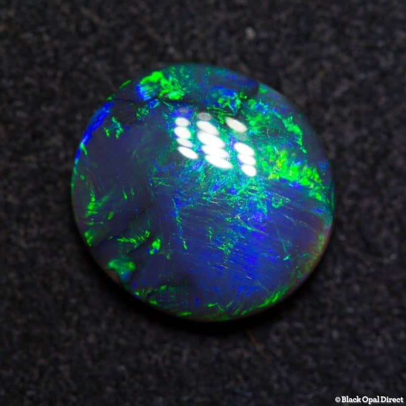 2.24 ct black opal 10x9.5x3.5mm - Image 3