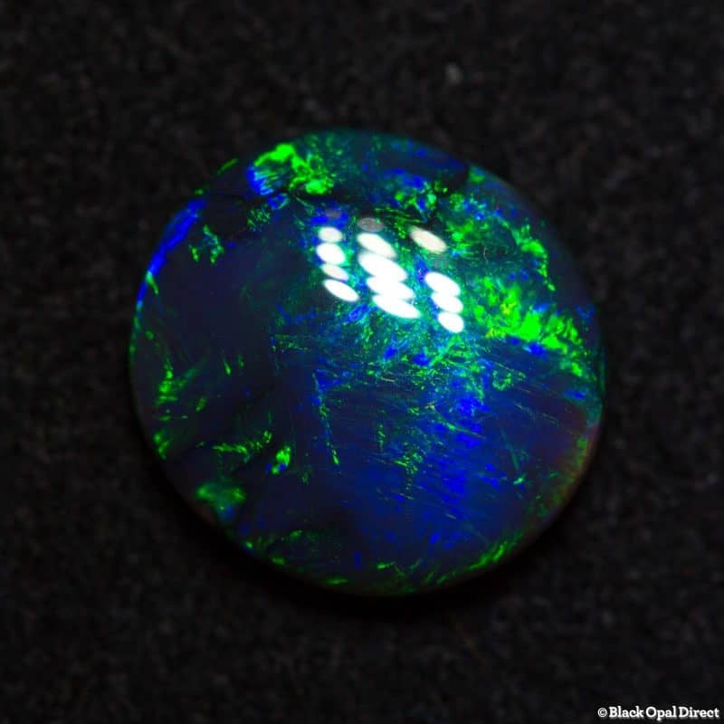 2.24 ct black opal 10x9.5x3.5mm - Image 4