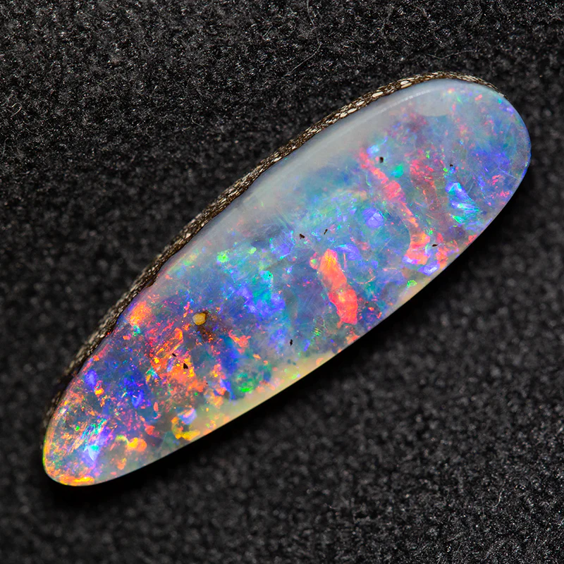 2.24 ct boulder opal 16.2x5.3x2.9mm - Image 4