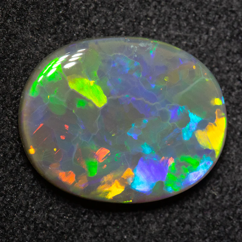 2.24 ct dark opal 11.7x9.4x3.1mm - Image 3