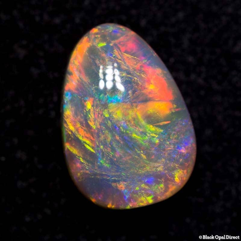 2.24 ct drop shaped gem crystal opal 10x7x4.5mm - Image 2