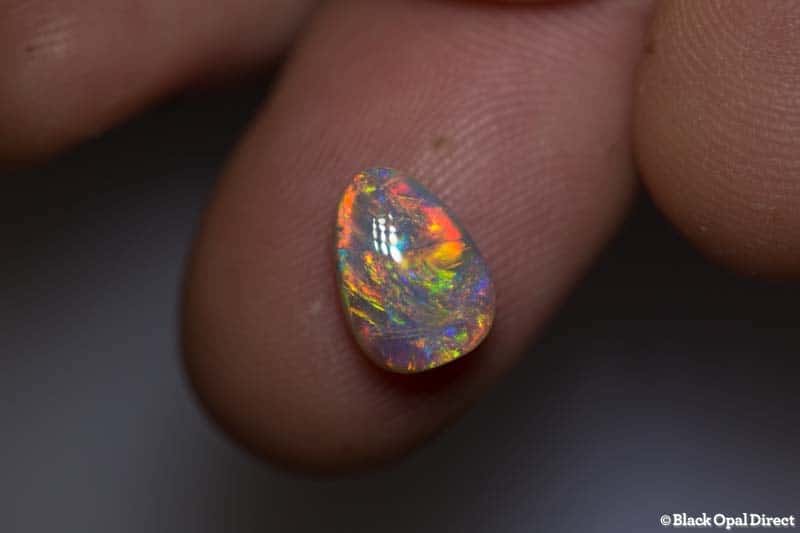 2.24 ct drop shaped gem crystal opal 10x7x4.5mm - Image 3