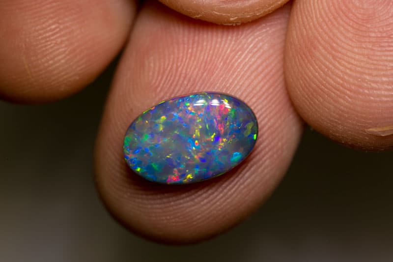 2.25 ct black opal 12.5x8x3mm - Image 2