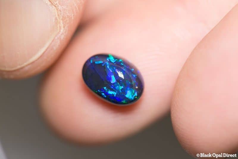 2.26 ct black opal 10x7x5mm - Image 4