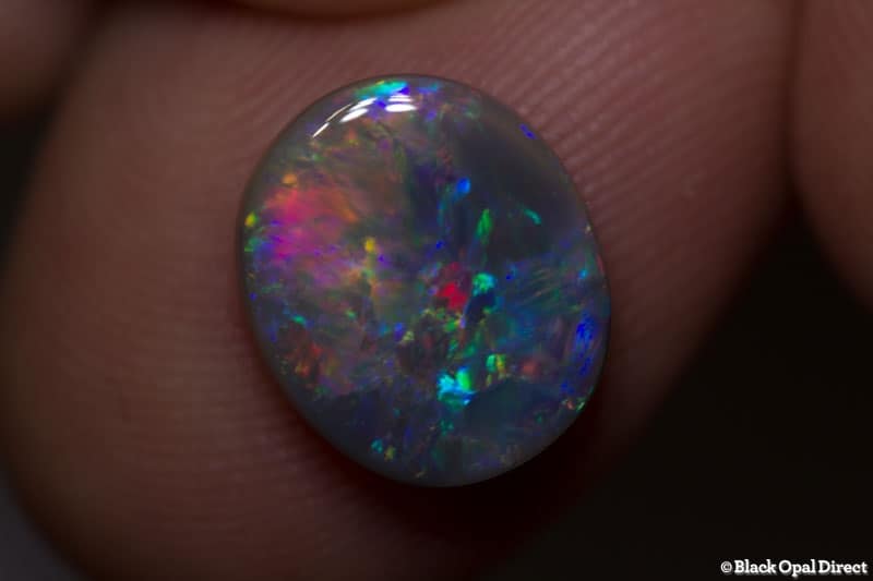 2.26 ct semi black opal 11x10x3mm saved for David C - Image 2