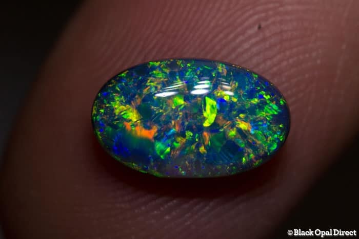 2.28 ct black opal gem 12x7x4mm Callum - Image 4