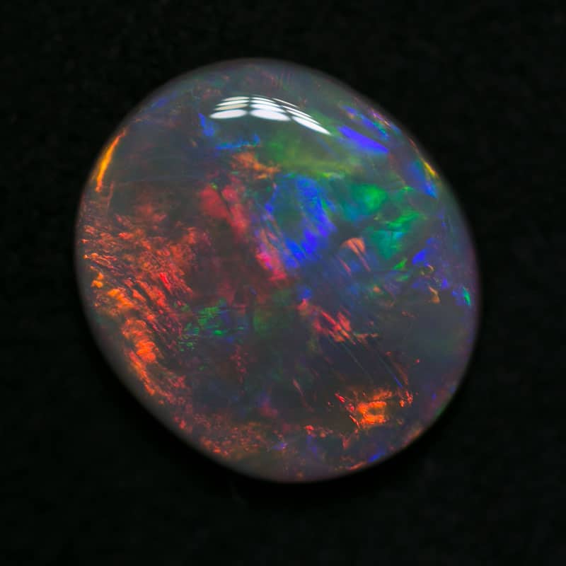 2.28 ct dark opal 11x10x3mm - Image 2