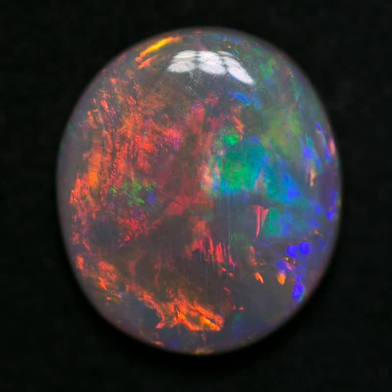 2.28 ct dark opal 11x10x3mm - Image 3