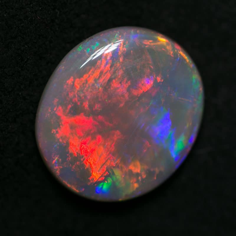 2.28 ct dark opal 11x10x3mm - Image 4