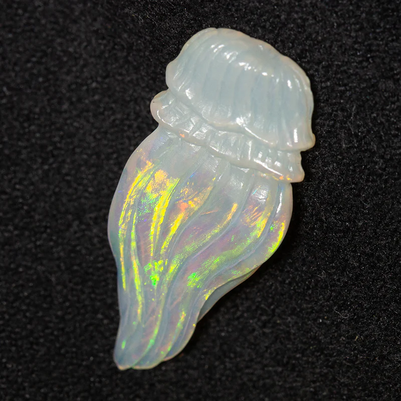 2.28 ct white opal carving 21x9.5x2.5mm - Image 3