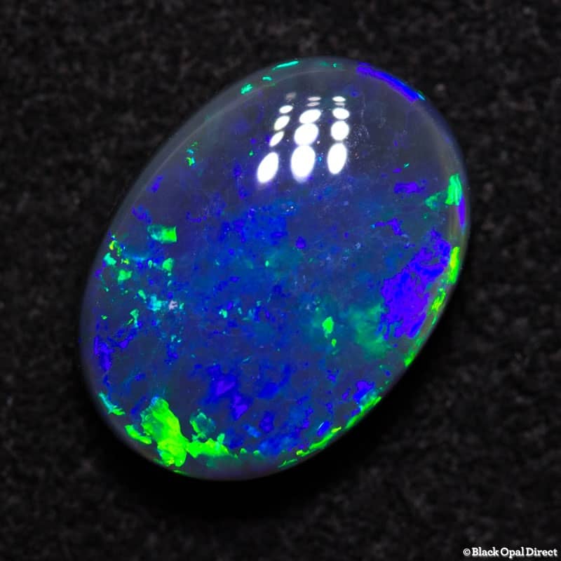 2.29 ct black opal 11x8x4mm - Image 2