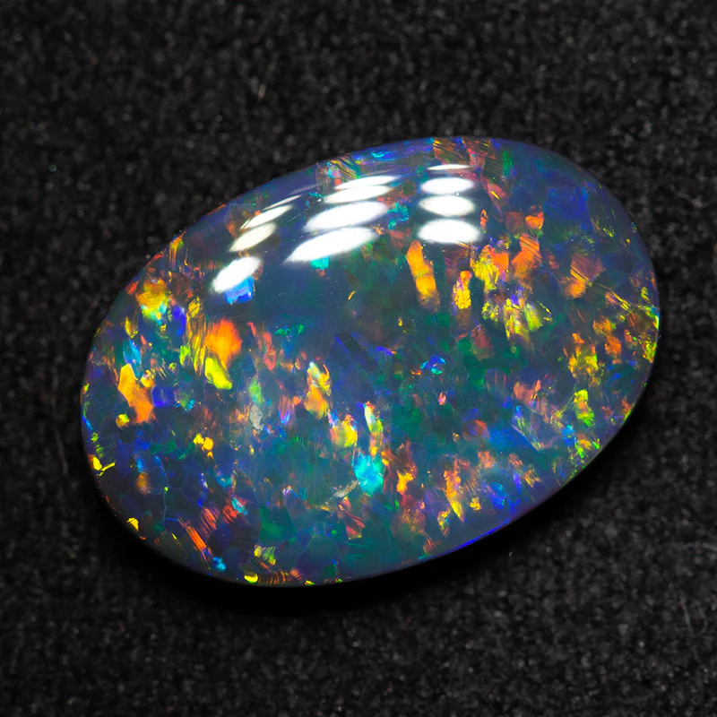 2.30 ct black opal 12.5x8.6x3.1mm - Image 4