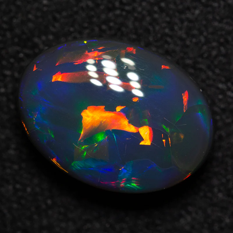 2.30 ct gem black opal 10.5x7.8x4.5mm - Image 2