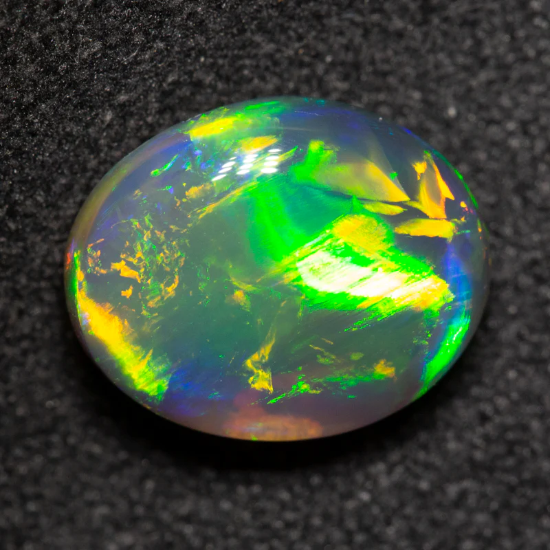 2.32 ct black crystal opal 10x7.9x4.9mm - Image 2