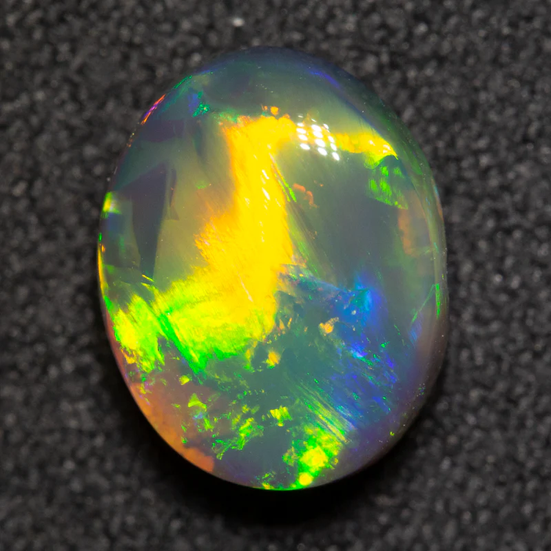2.32 ct black crystal opal 10x7.9x4.9mm - Image 3