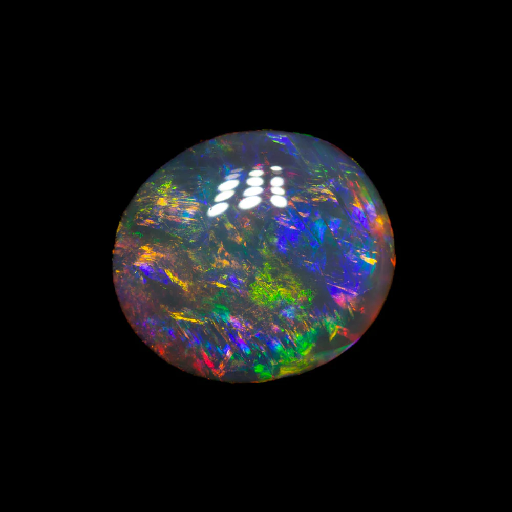 2.32 ct black opal 9.6x8.5x4.2mm - Image 2