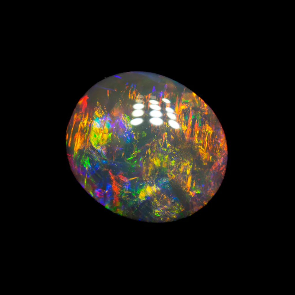 2.32 ct black opal 9.6x8.5x4.2mm - Image 3