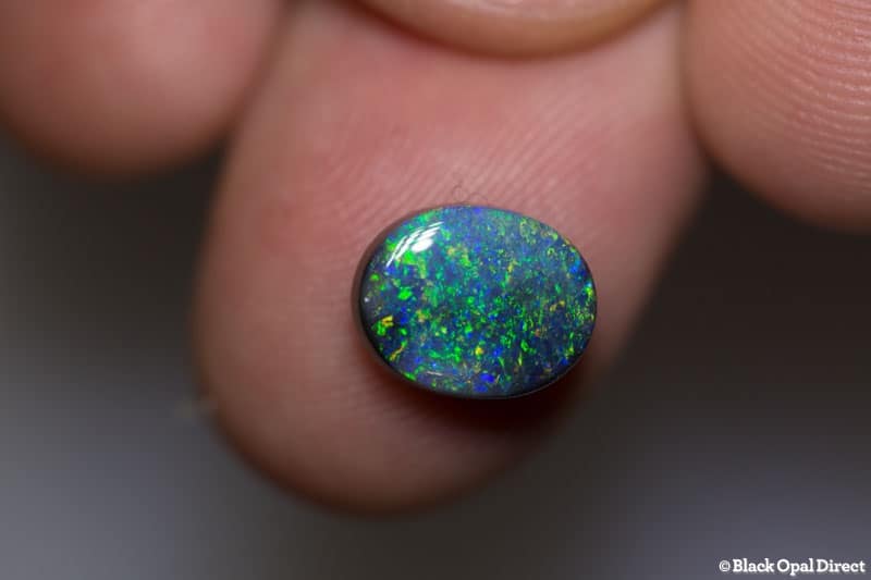 2.36 ct black opal 10x8x4mm - Image 3