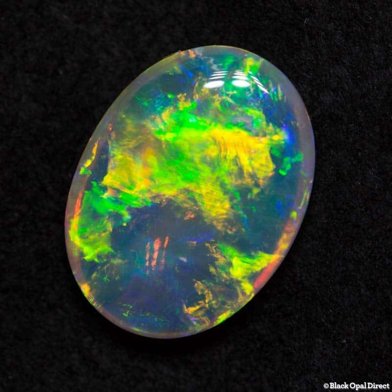 2.36 ct double sided gem crystal opal 12 8.5x3mm - Image 6