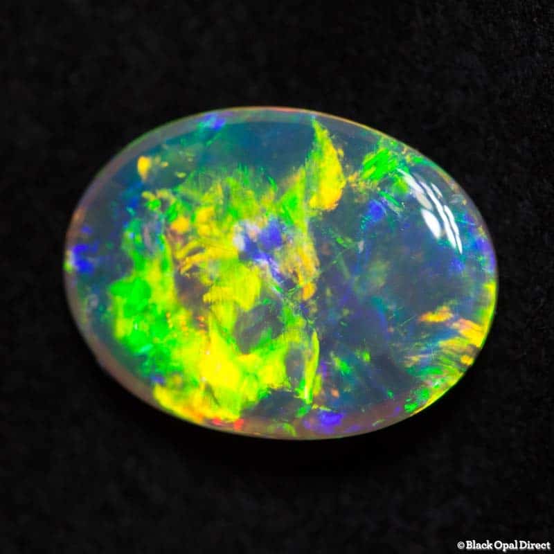 2.36 ct double sided gem crystal opal 12 8.5x3mm - Image 8