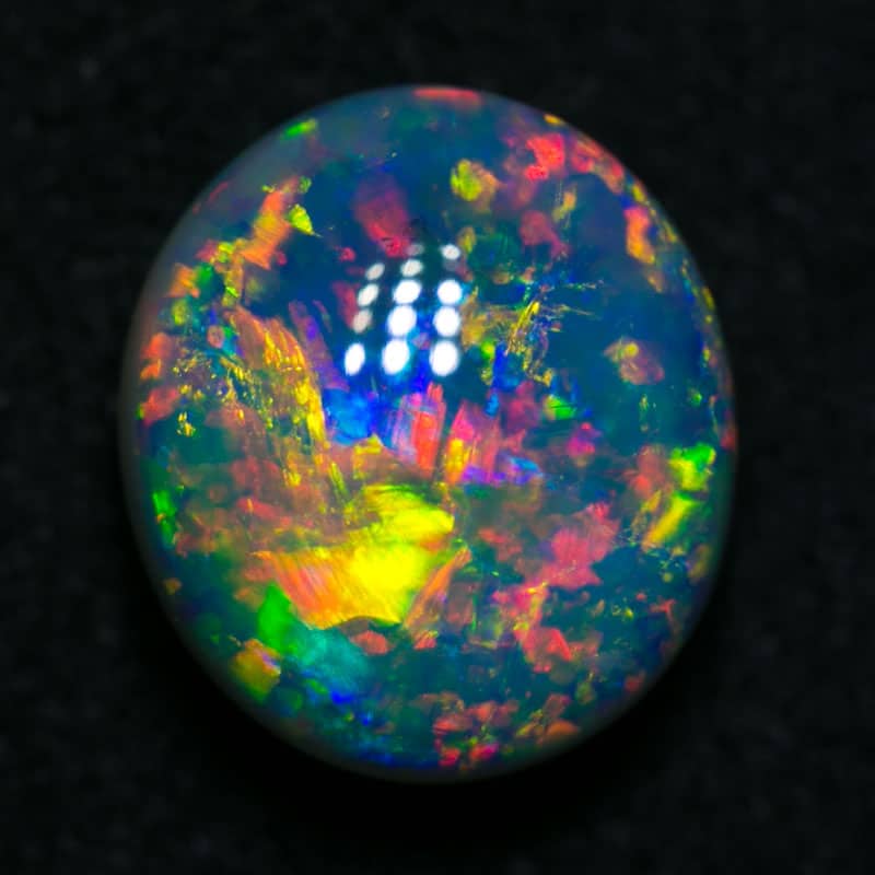 2.36 ct gem crystal opal 9x8x5mm - Image 4