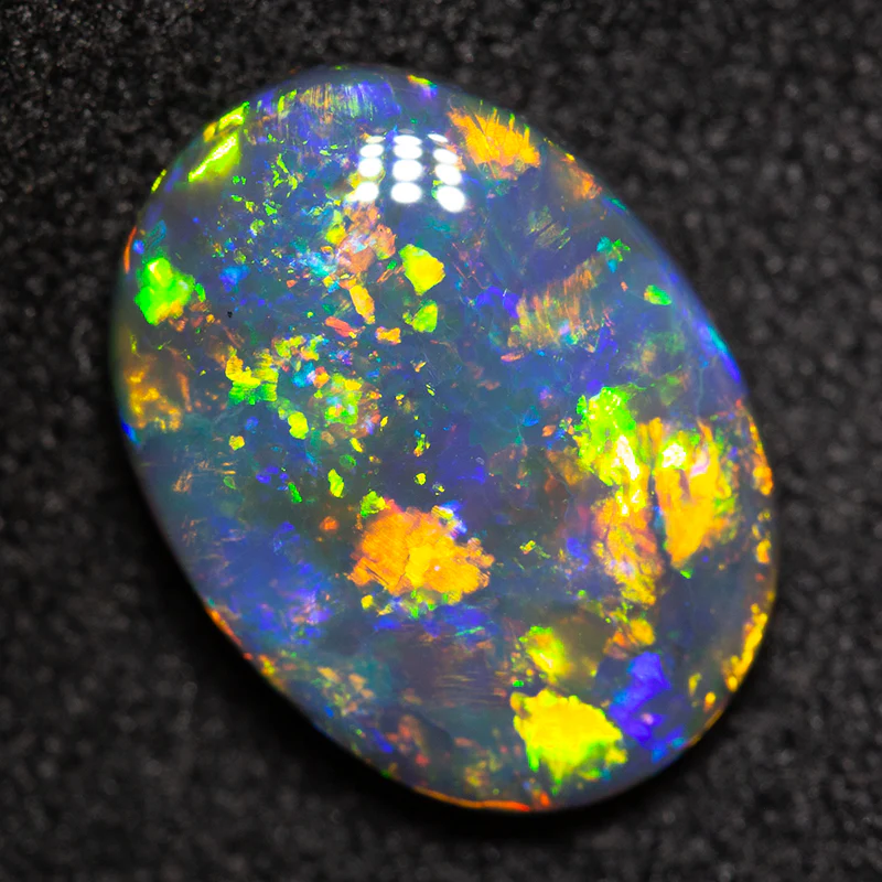 2.37 ct black opal 11.7x8.7x3.7mm - Image 2