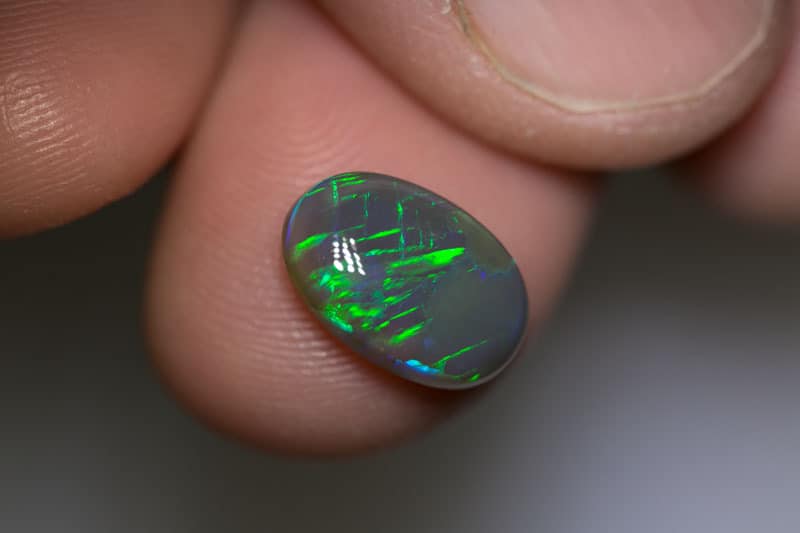 2.37 ct black opal 12x7x4mm - Image 3