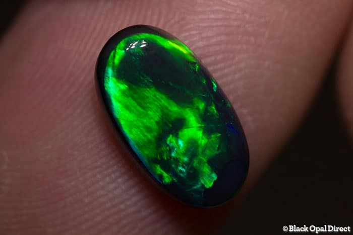 2.37 ct black opal 12x7x4mm - Image 2