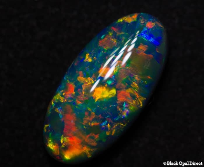 2.37 ct gem black opal 13x6x4mm - Image 3