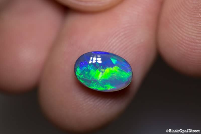 2.38 ct black opal 10.5x7.4x4.5mm - Image 2