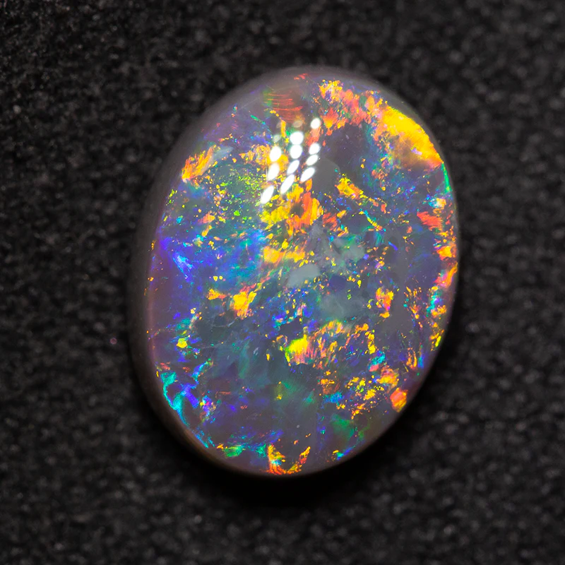 2.39 ct dark opal 10x7.8x4.5mm - Image 3