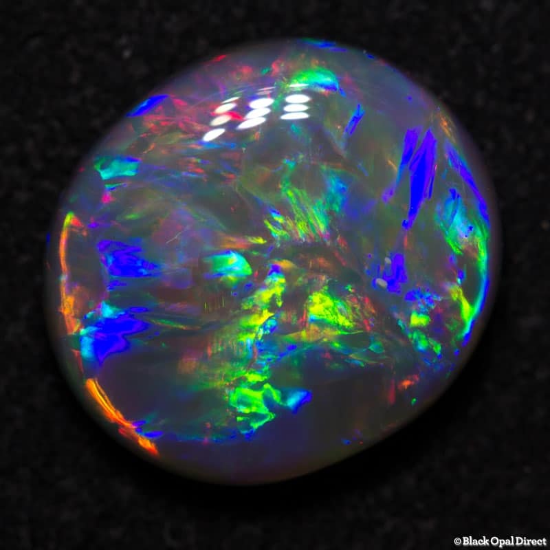 2.39 ct semi black opal gem 10x9x3mm - Image 2