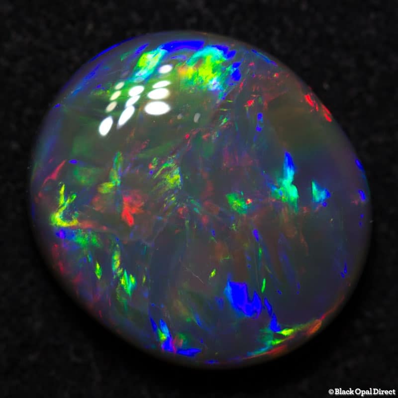 2.39 ct semi black opal gem 10x9x3mm - Image 3