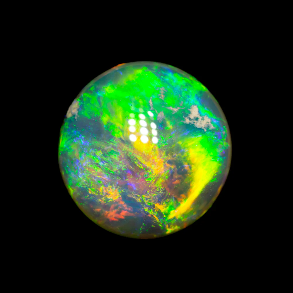 2.40 ct gem double-sided crystal opal 10x9.8x4.2mm - Image 2