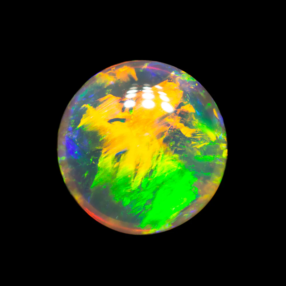 2.40 ct gem double-sided crystal opal 10x9.8x4.2mm - Image 3