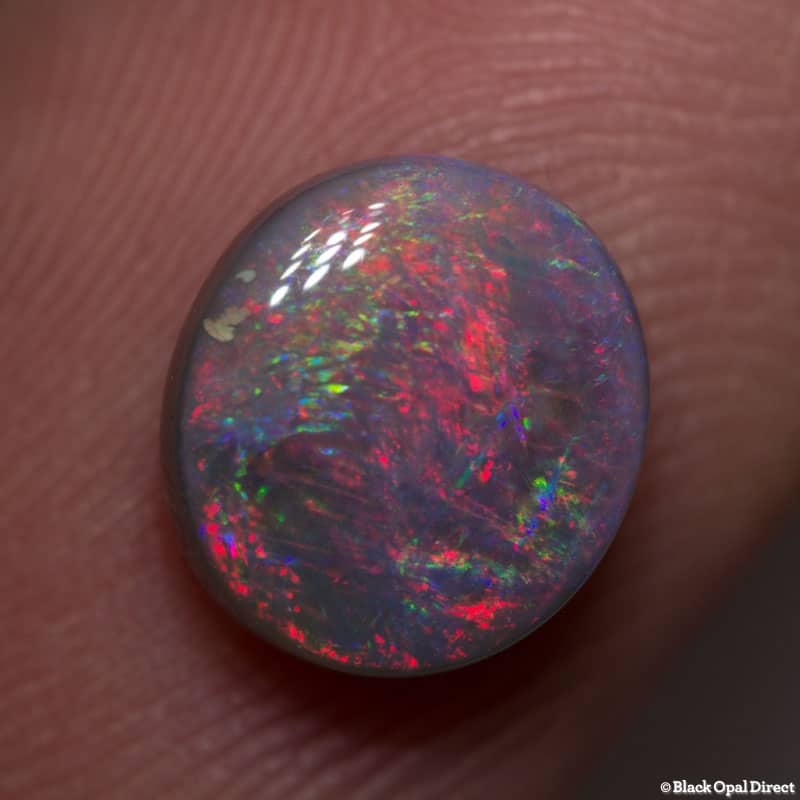 2.40 ct semi black opal 9x8.5x4.5,, - Image 3