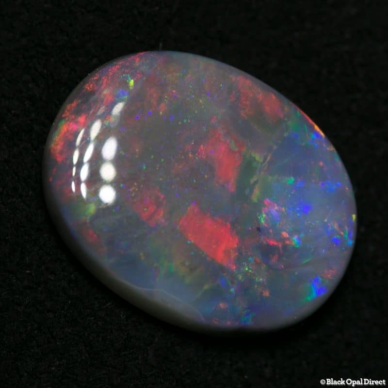 2.42 ct dark opal 12x9.5x3mm - Image 3