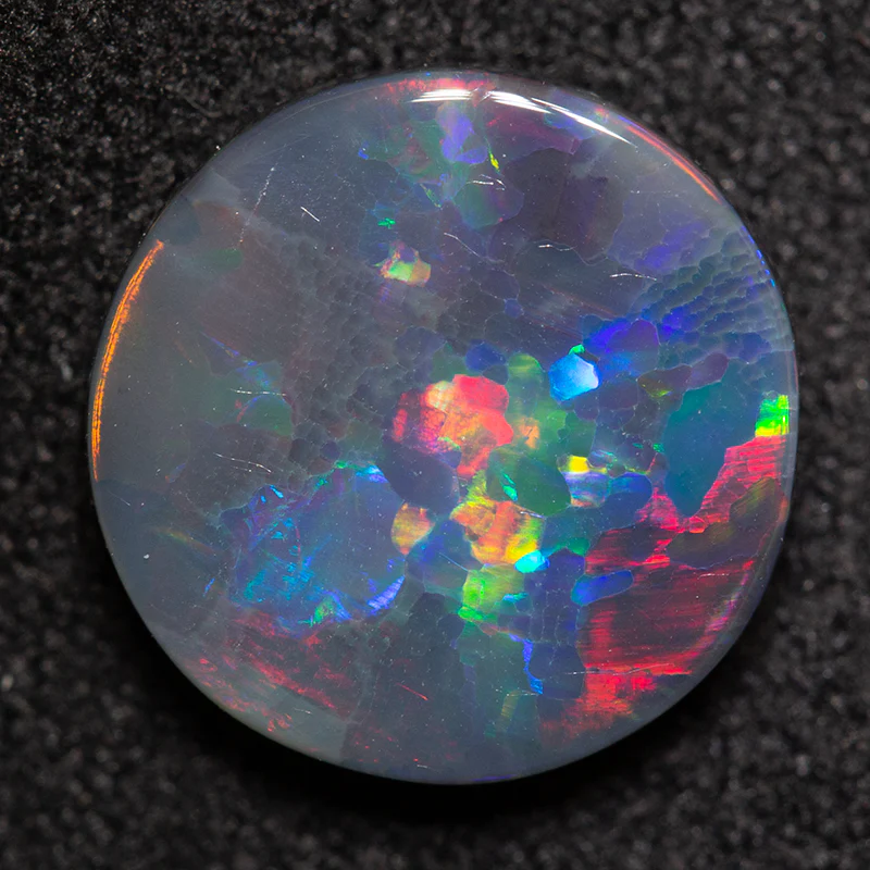 2.44 ct black opal 10.6x10.6x3.2mm - Image 2