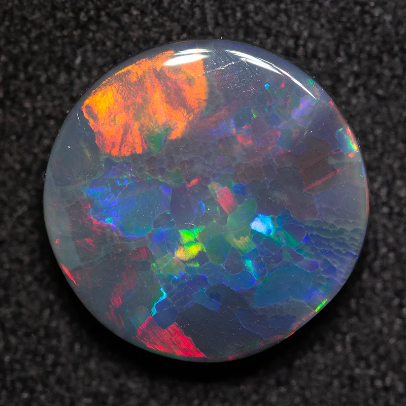 2.44 ct black opal 10.6x10.6x3.2mm - Image 3