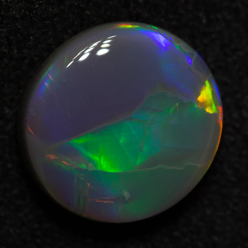 2.44 ct dark opal 9.8x9.3x4.1mm - Image 3