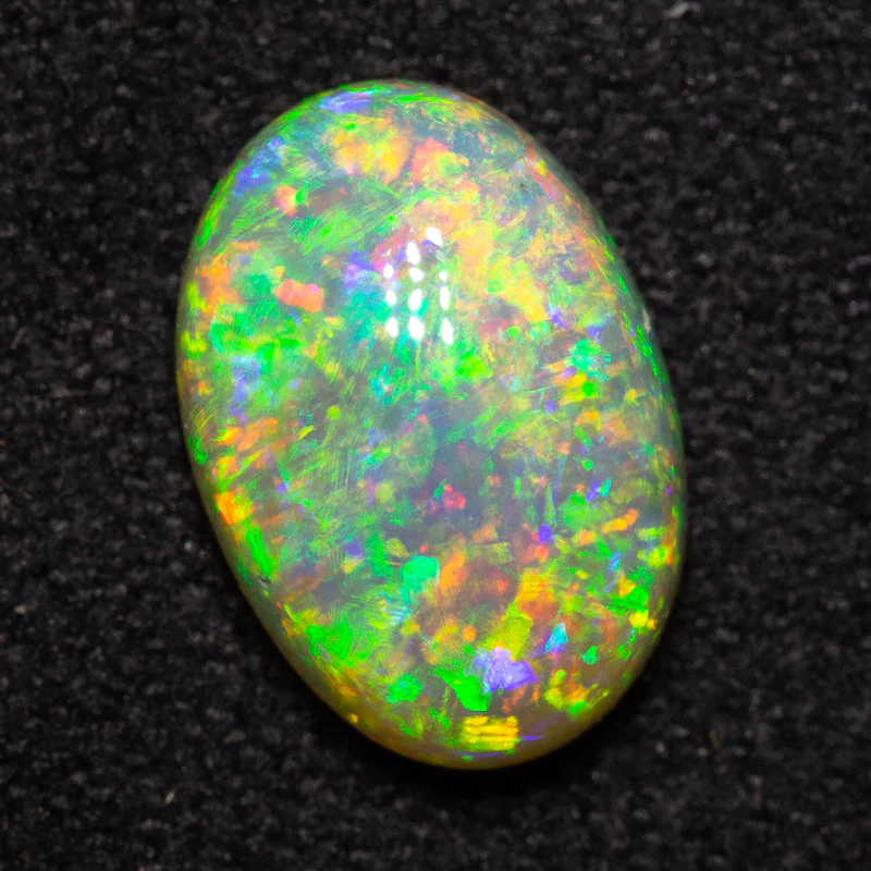2.44 ct gem double-sided crystal opal 10.7x7.4x4.7mm - Image 2