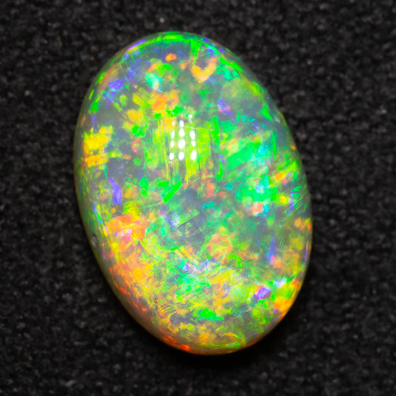 2.44 ct gem double-sided crystal opal 10.7x7.4x4.7mm - Image 3
