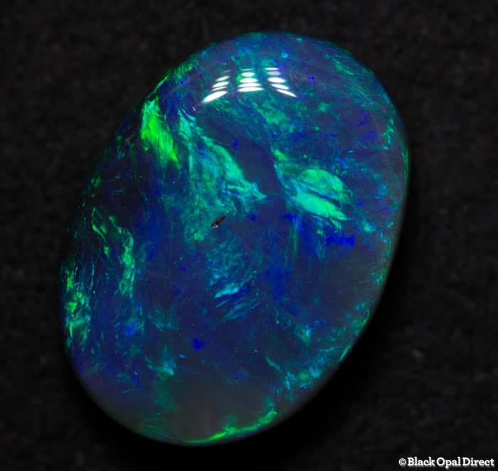 2.45 ct black opal 11x8x4mm - Image 2