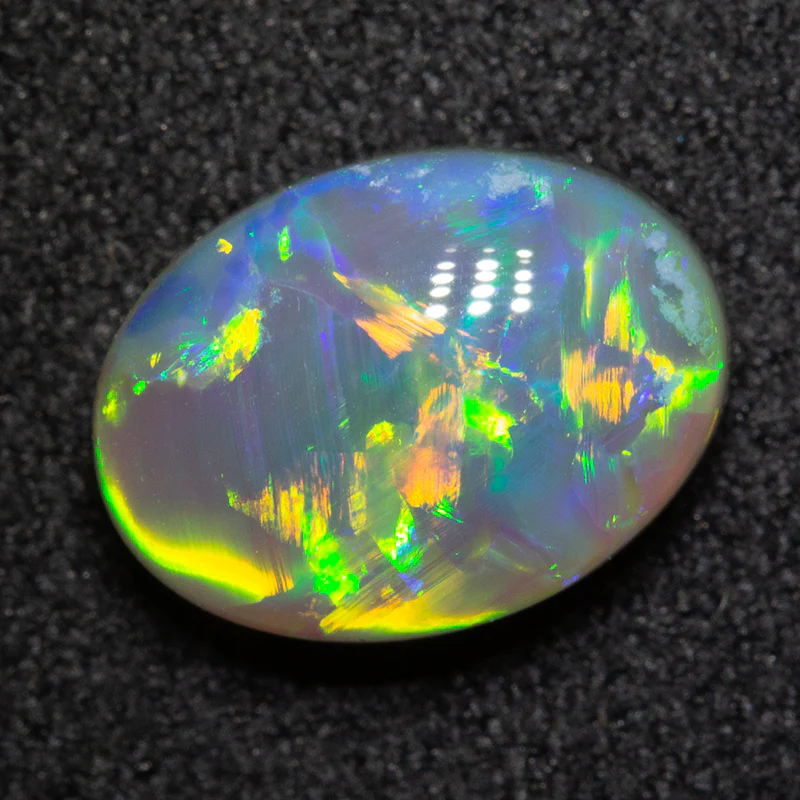 2.45 ct gem crystal opal 10.4x7.7x4.5mm - Image 3