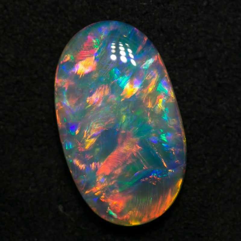 2.45 ct gem crystal opal 13x8x3.5mm - Image 3