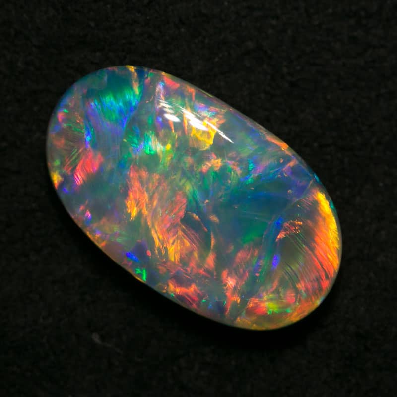 2.45 ct gem crystal opal 13x8x3.5mm - Image 4