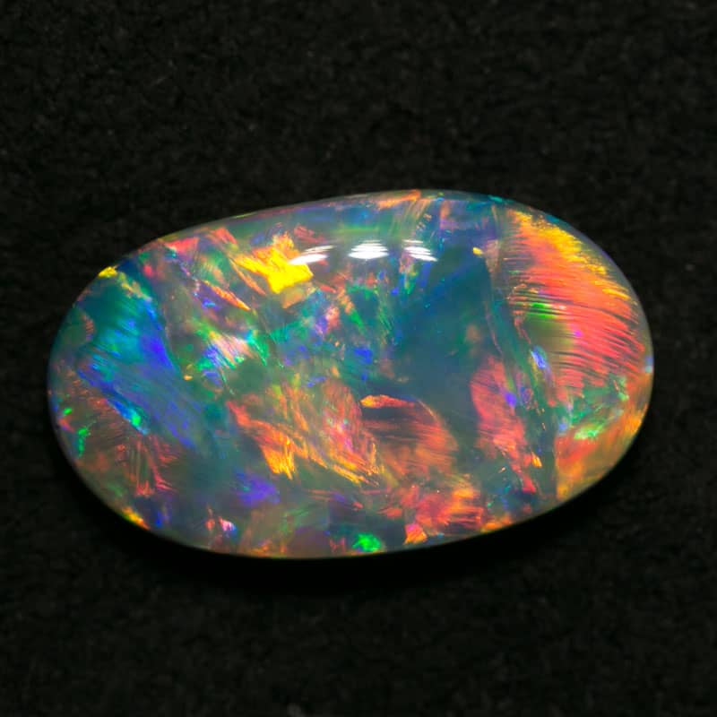 2.45 ct gem crystal opal 13x8x3.5mm - Image 5