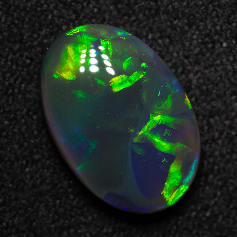 2.46 ct black opal 11.9x8.1x3.8mm - Image 2